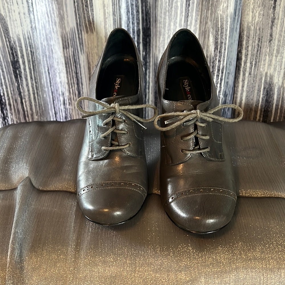 Style & Co. bootie heels